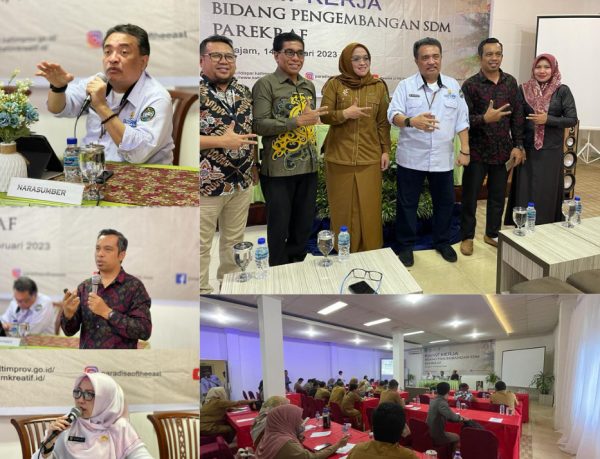 Rapat Kerja Dispar Kaltim Bidang Pengembangan Sdm Parekraf